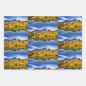 Schönes Country Lake Foto Muster Geschenkpapier Set (Vorderseite 2)