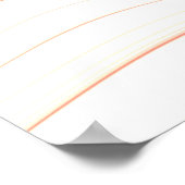 Schönes cremefarbenes Fraktal Kunst, Dichtung und Poster (Ecke)