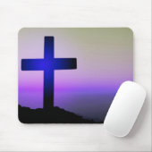 Schönes Cross Lila Sky Mousepad (Mit Mouse)