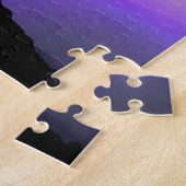Schönes Cross Lila Sky Puzzle (Seite)