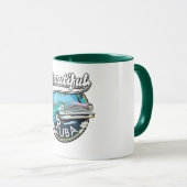 Schönes Cuba Retro Logo. Tasse (VorderseiteRechts)