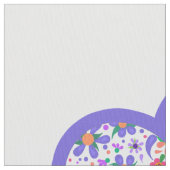 Schönes Cut-Kit für die Blume von Boho Quilt Style Stoff (Nahaufnahme)