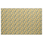 Schönes Daffodielgelb Nahtloses Muster Stoff (Fat Quarter (45,7 x 55,9 cm))