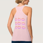 Schönes Damen-Floraltop Tank Top (Rückseite)