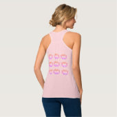 Schönes Damen-Floraltop Tank Top (Rückseite Vollansicht)