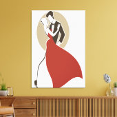 Schönes Dance Couple Leinwanddruck (Insitu (Wohnzimmer))