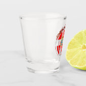 Schönes Dänemark Shot Glass! Schnapsglas (Links)