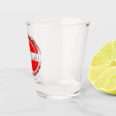 Schönes Dänemark Shot Glass! Schnapsglas (Rechts)