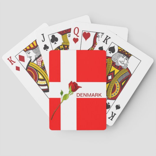 Schönes Dänemark Spielkarten! Spielkarten (Rückseite)