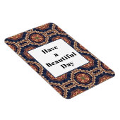 Schönes Day Extravagant Pattern Magnet (Rechte Seite)