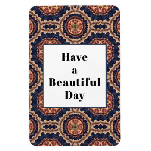 Schönes Day Extravagant Pattern Magnet
