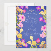 Schönes Day Violet Dankeskarte (Vorne/Hinten)