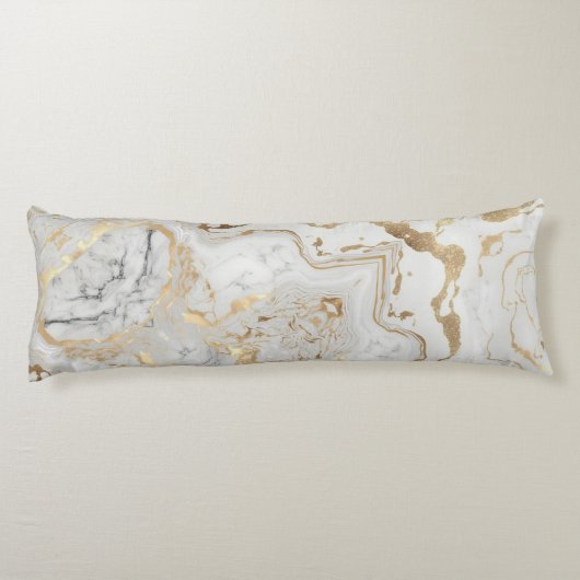 Schönes DBL-Marmormuster mit Puma Seitenschläferkissen (Rückseite)