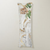 Schönes DBL-Marmormuster mit Puma Seitenschläferkissen (Vorderseite Vertikal)