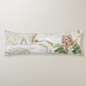 Schönes DBL-Marmormuster mit Puma Seitenschläferkissen (Vorderseite)