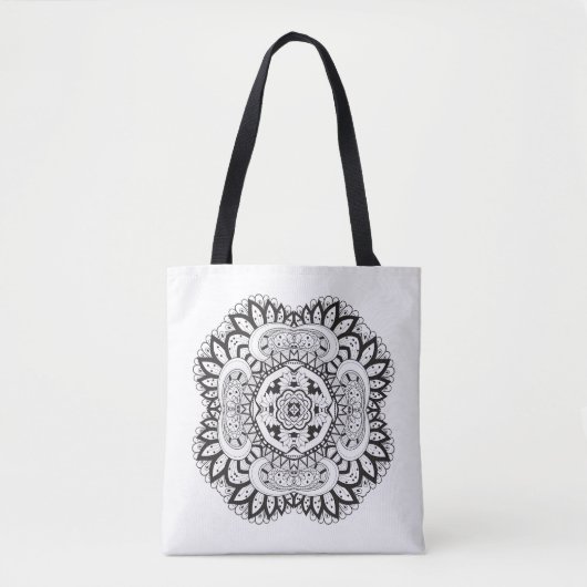 Schönes Deko-Quadrat-Gekritzel 2 Tasche (Vorderseite)