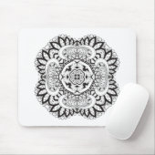Schönes Deko-Quadrat-Gekritzel Mousepad (Mit Mouse)