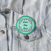 Schönes Delphin-Knopf-Abzeichen Button (Beispiel)