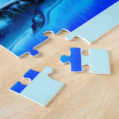 Schönes Delphintier Puzzle (Seite)