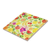 Schönes Design Aquarell Süd Frucht Fliese (Seite)