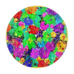 Schönes Design der Blume. Jetzt kaufen Schneidebrett