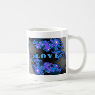 Schönes Design der galaktisch blauen Liebe, Kaffeetasse