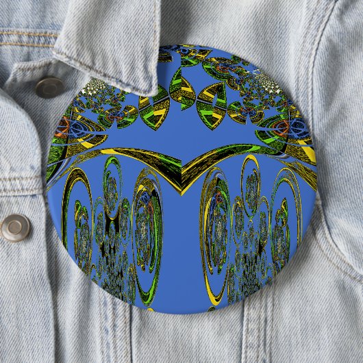 Schönes Design der irdischen Bluebirts Button (Beispiel)
