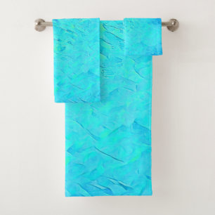 Schönes Design des tropischen Wassers Badhandtuch Set