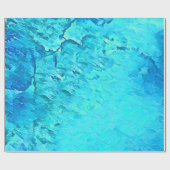 Schönes Design des tropischen Wassers Geschenkpapier (Flach)