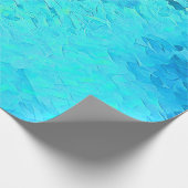 Schönes Design des tropischen Wassers Geschenkpapier (Ecke)