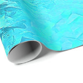 Schönes Design des tropischen Wassers Geschenkpapier (Rolleneckpunkt)