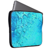 Schönes Design des tropischen Wassers Laptopschutzhülle (Vorne Rechts)