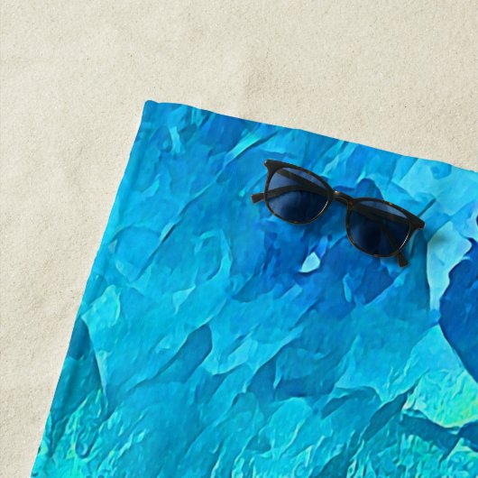 Schönes Design des tropischen Wassers Strandtuch (Beispiel)