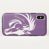 Schönes Design für das Weiße Pferd iPhone X Fall Case-Mate iPhone Hülle (Rückseite (Horizontal))