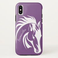 Schönes Design für das Weiße Pferd iPhone X Fall