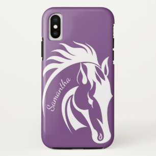 Schönes Design für das Weiße Pferd iPhone X Fall Hülle
