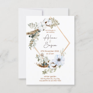 schönes Design für einen besonderen Tag Einladung