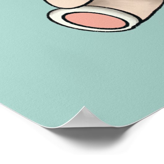 Schönes Design für Kinder Poster (Ecke)