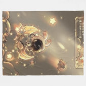 schönes Design für Kits Fleecedecke (Vorderseite (Horizontal))