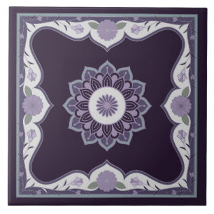 Schönes Design für mandalische Schriftrollen Fliese