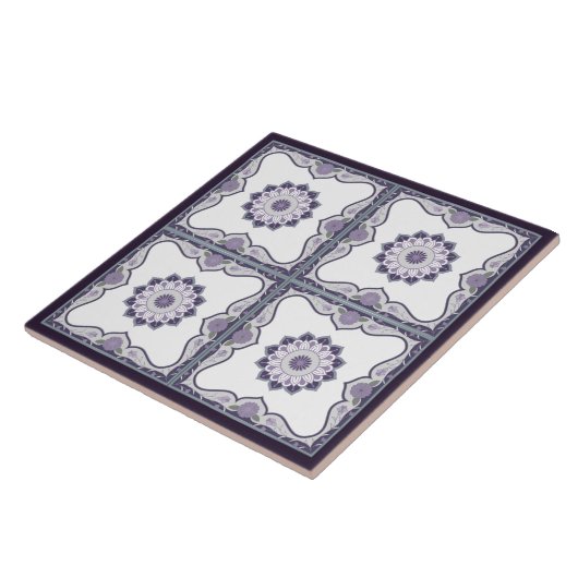 Schönes Design für mandalische Schriftrollen Fliese (Seite)