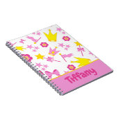 Schönes Design für Prinzessinnen Notizblock (Rechte Seite)