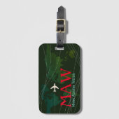 schönes Design mit Traveller Name Travel Gepäckanhänger (Vorderseite Vertikal)