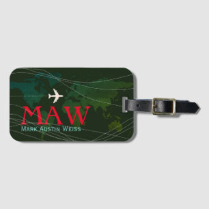 schönes Design mit Traveller Name Travel Gepäckanhänger