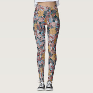 Schönes Design orientalischer Flora Leggings