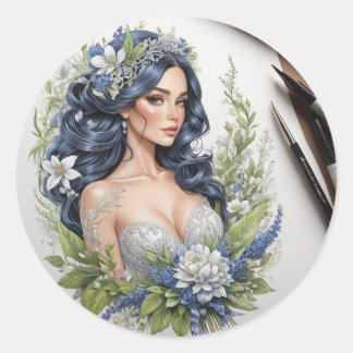 Schönes Design Runder Aufkleber