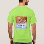 Schönes Design Te Shart T-Shirt (Rückseite)