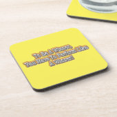 Schönes Design über "Ein Gewinner sein" Zitat! T-S Getränkeuntersetzer (Linke Seite)