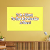 Schönes Design über "Ein Gewinner sein" Zitat! T-S Leinwanddruck (Insitu (Wohnzimmer))