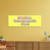 Schönes Design über "Ein Gewinner sein" Zitat! T-S Leinwanddruck (Insitu (Wohnzimmer))